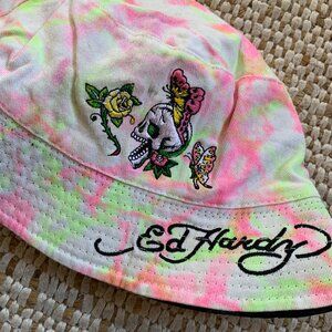 Ed Hardy Tie Dye bucket hat